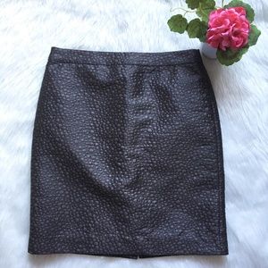 J.Crew Textured Gray Pencil Skirt Size 6